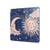 Decovetro Cam Sunum Servis Tabağı Kare Mavi Horoscope Desenli