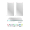 Decovetro Cam Kahve Sofra Sunum Tablası 2li Set Renkli Meyve Desenli 30 x 15 Cm