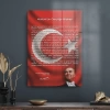 Decovetro Bayraklı Gençliğe Hitabe Cam Tablo 30x40 cm