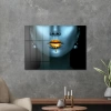 Decovetro Cam Tablo Abstract Blue Gold Woman 70x100 cm