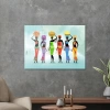 Decovetro Cam Tablo Afrikalı Kadınlar 50x70 cm
