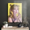 Decovetro Cam Tablo Anime Girl Yellow Hair 30x40 cm