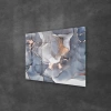 Decovetro Cam Tablo Gri Mermer Desenli 50x70 cm