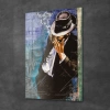 Decovetro Cam Tablo Köşedeki Adam 30x40 cm