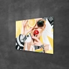 Decovetro Cam Tablo New Pop Art Woman Candy 70x100 cm