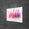 Decovetro Cam Tablo Pembe Makaron 50x70 cm
