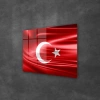 Decovetro Cam Tablo Türk Bayrağı Desenli 70x100 cm