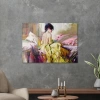 Decovetro Cam Tablo Yağlı Boya Kadın Renkli 50x70 cm