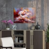 Decovetro Cam Tablo Yağlı Boya Renkli Balerin 70x100 cm