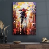 Decovetro Cam Tablo Yağmurda Aşk 30x40 cm