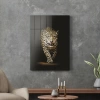Decovetro Gölgedeki Leopar Cam Tablo 30x40 cm