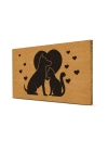Decovetro Paspas Love Cat And Dog Desenli Kapı Önü Paspası 40 x 60 Cm