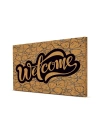Decovetro Paspas Welcome Home Desenli Kapı Önü Paspası 40 x 60 Cm