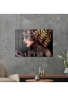 Decovetro Cam Tablo Abstract Gold Woman 50x70 cm