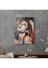 Decovetro Cam Tablo Abstract Kadın Portresi 70x100 cm