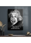 Decovetro Cam Tablo Albert Einstein Funny 50x70 cm