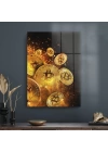 Decovetro Cam Tablo Bitcoin Gold 30x40 cm