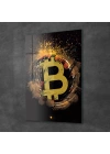 Decovetro Cam Tablo Bitcoin Temalı 30x40 cm