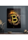Decovetro Cam Tablo Bitcoin Temalı 70x100 cm