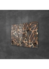 Decovetro Cam Tablo Geometrik Gold Rose 30x40 cm