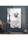 Decovetro Cam Tablo Mahatma Gandhi 50x70 cm