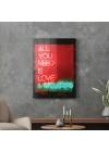 Decovetro Cam Tablo Neon Love 50x70 cm