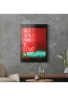 Decovetro Cam Tablo Neon Love 70x100 cm