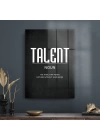 Decovetro Cam Tablo Ofisinize Özel Talent 30x40 cm