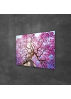Decovetro Cam Tablo Renkli Ağaç Manzarası 30x40 cm