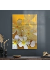 Decovetro Cam Tablo White Lily Desenli 30x40 cm