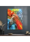 Decovetro Cam Tablo Zebra Desenli 50x70 cm