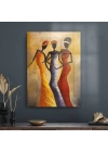 Decovetro Dans Eden Afrikalı Kadınlar Cam Tablo 70x100 cm