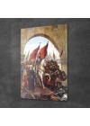 Decovetro Fatih Sultan Mehmet Ve İstanbul Fethi Cam Tablo 30x40 cm