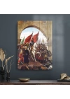 Decovetro Fatih Sultan Mehmet Ve İstanbul Fethi Cam Tablo 50x70 cm