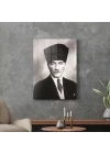Decovetro Kalpaklı Atatürk Cam Tablo 30x40 cm