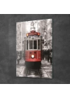 Decovetro Tramvay Şehir Manzarası Cam Tablo 30x40 cm