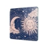 Decovetro Cam Sunum Servis Tabağı Kare Mavi Horoscope Desenli 30 x 30 Cm