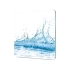 Decovetro Cam Sunum Servis Tabağı Kare Splash Desenli 30 x 30 Cm