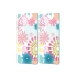 Decovetro Cam Kahve Sofra Sunum Tablası 2li Set Renkli Çiçekler 30 x 15 Cm