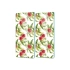 Decovetro Cam Kahve Sofra Sunum Tablası 2li Set Yeşil Çiçek Desenli 30 x 15 Cm