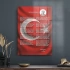 Decovetro Bayraklı İstiklal Marşı Cam Tablo 30x40 cm