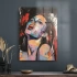 Decovetro Cam Tablo Abstract Kadın Portresi 50x70 cm