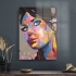 Decovetro Cam Tablo Abstract Kadın Portresi 70x100 cm