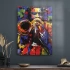 Decovetro Cam Tablo Caz Müzisyeni Temalı 50x70 cm