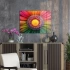 Decovetro Cam Tablo Gökkuşağı Papatya 70x100 cm