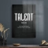 Decovetro Cam Tablo Ofisinize Özel Talent 50x70 cm