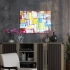 Decovetro Cam Tablo Soyut Geometrik Çizgiler 30x40 cm