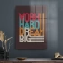 Decovetro Cam Tablo Work Hard Dream Big 70x100 cm