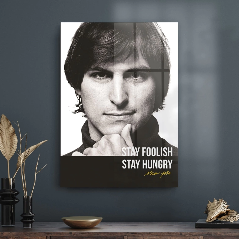 Decovetro Cam Tablo Steve Jobs Quotes
