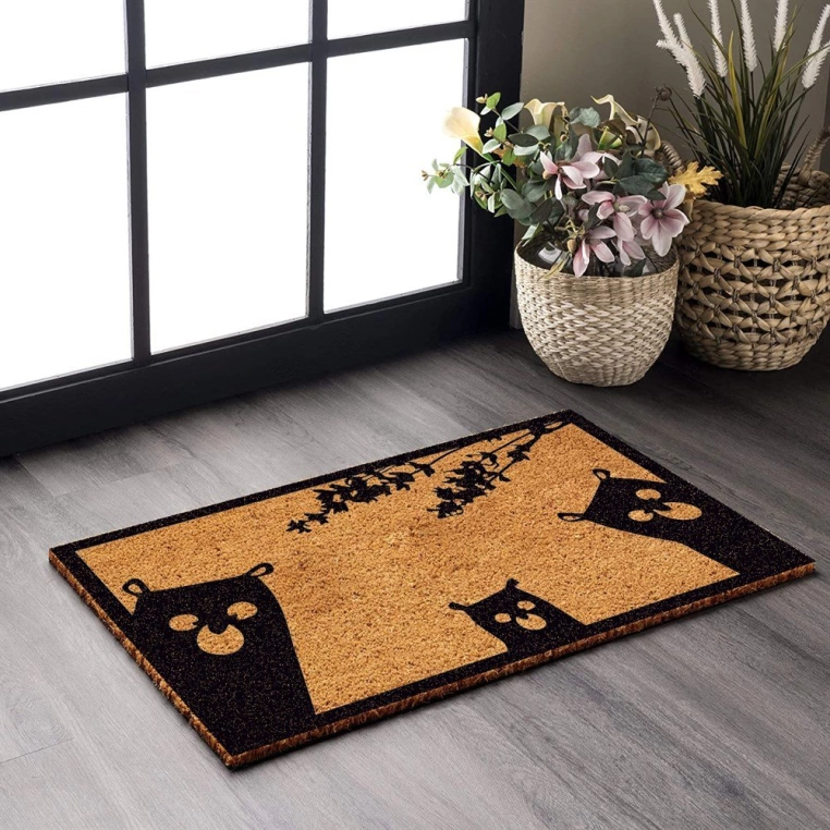 Decovetro Paspas Sevimli Patiler Desenli Kapı Önü Paspası 40 x 60 Cm